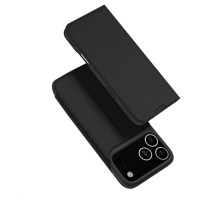 Dux Ducis Skin Pro Case for iPhone 17 Pro with Flip and Card Slot - Black