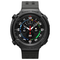 Spigen Rugged Armor Case for Samsung Galaxy Watch 8 Classic 46mm - Matte Black