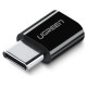 Ugreen adapter micro USB to USB Type C adapter black (30391)