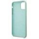 Guess GUHCN58LSLMGG iPhone 11 Pro zielony/green hard case Silicone Vintage Gold Logo