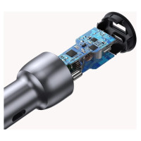 Ugreen Car Charger USB / USB Type C Quick Charge 3.0 Power Delivery 36W 3A Gray (CD213 60980)