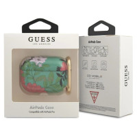Guess GUACAPTPUBKFL01 AirPods Pro cover green/green N.1 Flower Collection
