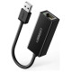 Ugreen external network card RJ45 - USB 2.0 100 Mbps Ethernet black (CR110 20254)