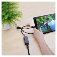 Ugreen external network card RJ45 - USB 2.0 100 Mbps Ethernet black (CR110 20254)