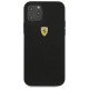 Ferrari FESPEHCP12LBK iPhone 12 Pro Max 6.7" black/black hardcase On Track Perforated