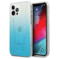Mercedes MEHCP12MCLGBL iPhone 12/12 Pro 6,1" niebieski/blue hardcase Transparent Line