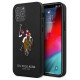 U.s. Polo Assn. US Polo USHCP12MPUGFLBK iPhone 12/12 Pro 6.1" black/black Polo Embroidery Collection