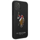 U.s. Polo Assn. US Polo USHCP12MPUGFLBK iPhone 12/12 Pro 6.1" black/black Polo Embroidery Collection