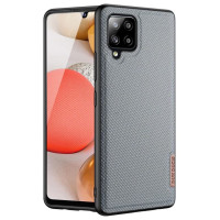 Dux Ducis Fino case covered with nylon material for Samsung Galaxy A42 5G gray