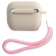 Guess GUACAPLSVSGP AirPods Pro cover gray pink/grey pink Silicone Vintage