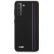 BMW Etui BMW BMHCS21MSIVTBK S21+ G996 czarny/black Silicone Stripes M Collection