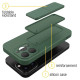 Wozinsky Kickstand Case Silicone Stand Cover for Samsung Galaxy A42 5G Black