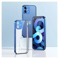Joyroom New Beauty Series ultra thin case with electroplated frame for iPhone 12 Pro Max black (JR-BP744)