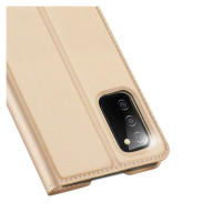 Dux Ducis Skin Pro Bookcase type case for Samsung Galaxy A03s golden