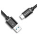 Dudao cable USB cable - USB Type C Super Fast Charge 1 m black (L5G-Black)