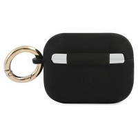 Guess GUAPSSSK AirPods Pro cover black/black Silicone Vintage Script
