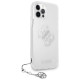 Guess GUHCP12LKS4GSI iPhone 12 Pro Max 6.7" Transparent hardcase 4G Silver Charms Collection
