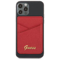 Guess Wallet Card Slot GUWMSSASLRE MagSafe Saffiano red/red