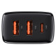 Baseus Compact fast charger 2x USB / USB Type C 30W 3A Power Delivery Quick Charge black (CCXJ-E01)
