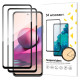 Wozinsky Set of 2x Super Durable Full Glue Tempered Glass Full Screen with Frame Case Friendly Xiaomi Redmi Note 10 / Redmi Note 10S / Redmi Note 11 Global / Redmi Note 11S Global Black
