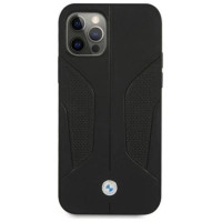 BMW Etui BMW BMHCP12LRSCSK iPhone 12 Pro Max 6,7" czarny/black hardcase Leather Perforate Sides