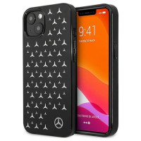 Mercedes MEHCP13SESPBK iPhone 13 mini 5,4" czarny/black hardcase Silver Stars Pattern
