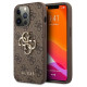 Guess GUHCP13L4GGMBR iPhone 13 Pro / 13 6.1" brown/brown hardcase 4G Big Metal Logo