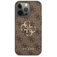 Guess GUHCP13L4GGMBR iPhone 13 Pro / 13 6.1" brown/brown hardcase 4G Big Metal Logo