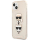Karl Lagerfeld KLHCP13SKCTUGLGO iPhone 13 mini 5,4" złoty/gold hardcase Glitter Karl`s & Choupette