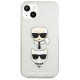 Karl Lagerfeld KLHCP13SKCTUGLS iPhone 13 mini 5,4" srebrny/silver hardcase Glitter Karl`s & Choupette