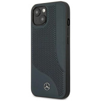 Mercedes MEHCP13SCDONA iPhone 13 mini 5,4" granatowy/navy hardcase Leather Perforated Area