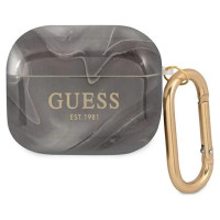 Guess GUA3UNMK AirPods 3 cover black/black Marble Collection
