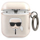 Karl Lagerfeld KLA2UKHGD AirPods cover złoty/gold Glitter Karl`s Head