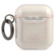 Karl Lagerfeld KLA2UKHGD AirPods cover złoty/gold Glitter Karl`s Head