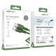 Acefast C2-03-CC USB-C - USB-C PD QC cable 60W 3A 480Mb/s 1.2m - green