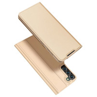 Dux Ducis Skin Pro Holster Cover Flip Cover for Samsung Galaxy S22 + (S22 Plus) gold