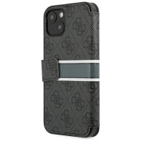 Guess GUBKP13S4GDGR iPhone 13 mini 5.4" grey/grey book 4G Stripe
