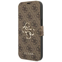 Guess GUBKP13X4GMGBR iPhone 13 Pro Max 6.7" brown/brown book 4G Big Metal Logo