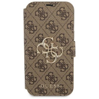 Guess GUBKP13X4GMGBR iPhone 13 Pro Max 6.7" brown/brown book 4G Big Metal Logo