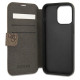 Guess GUBKP13X4GMGBR iPhone 13 Pro Max 6.7" brown/brown book 4G Big Metal Logo