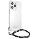 Guess GUHCP13XKPSBK iPhone 13 Pro Max 6.7" Transparent hardcase Black Pearl