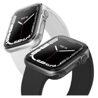 Uniq Glase case for Apple Watch 7 41mm 2 pcs - transparent and gray