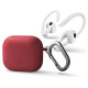 Uniq Nexo case for AirPods 3 + Ear Hooks Silicone - red