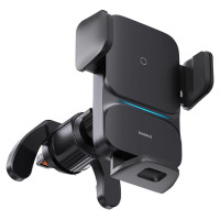 Baseus Wisdom Inductive Charger Car Phone Holder for Grille Black (CGZX000001)