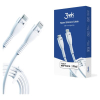 3Mk Protection 3MK HyperSilicone MFI USB-C / Lightning cable white 1m 20W 3A