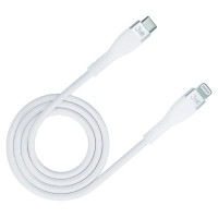 3Mk Protection 3MK HyperSilicone MFI USB-C / Lightning cable white 1m 20W 3A