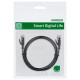 Ugreen NW102 50180 Flat Network LAN Ethernet Cable Cat. 6 15m - Black