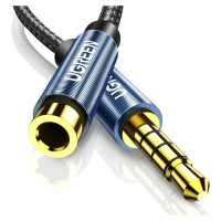 Ugreen adapter mini jack 3.5mm 0.5m blue (AV118)