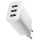Baseus Compact charger 3x USB 17W white (CCXJ020102)