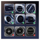 Ugreen magnetic car holder for the ventilation grille, silver (LP290)